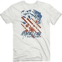 Magellan Outdoors Men's Rod and Reel Flag T-Shirt