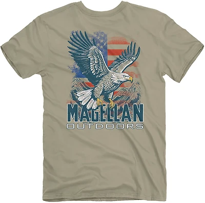 Magellan Outdoors Men’s Americana Eagle Graphic Short Sleeve T‑Shirt