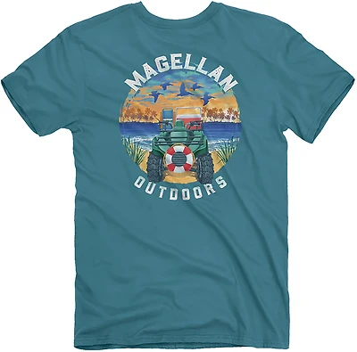 Magellan Outdoors Men’s ATV on Beach Graphic Short Sleeve T‑Shirt