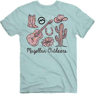 Magellan Outdoors Women’s Collage Western Graphic Short Sleeve T‑Shirt