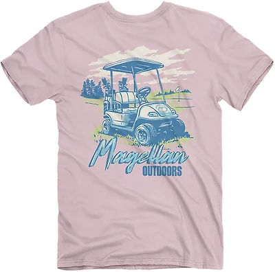 Magellan Outdoors Men’s Golf Cart with Clubs Graphic Short Sleeve T‑Shirt