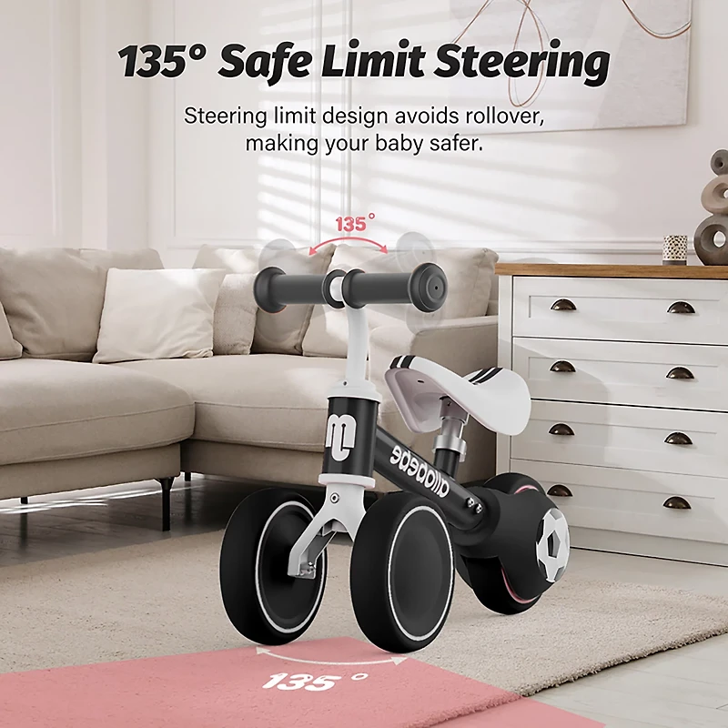Allobebe Kids' 6" Adjustable 3-Wheel Balance Bike