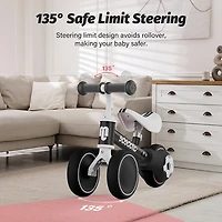 Allobebe Kids' 6" Adjustable 3-Wheel Balance Bike