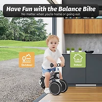 Allobebe Kids' 6" Adjustable 3-Wheel Balance Bike