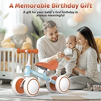 Allobebe Kids' 6" Adjustable 4-Wheel Balance Bike