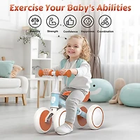 Allobebe Kids' 6" Adjustable 4-Wheel Balance Bike