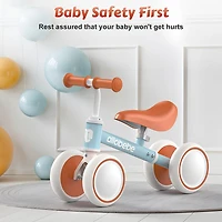 Allobebe Kids' 6" Adjustable 4-Wheel Balance Bike