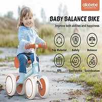Allobebe Kids' 6" Adjustable 4-Wheel Balance Bike