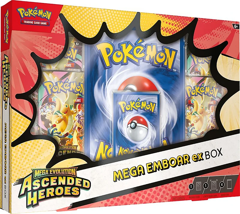 Pokemon Mega Evolutions 2.5 Ascended Heroes Mega ex Box