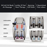 Osaki Titan Advent 4D Zero Gravity Massage Chair with Spinning Calf