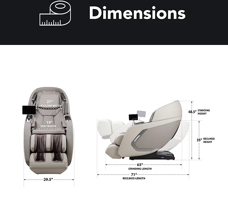 Osaki Bravo Duo Zero Gravity Dual-Mechanism Massage Chair