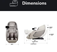 Osaki Bravo Duo Zero Gravity Dual-Mechanism Massage Chair