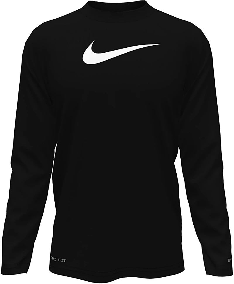 Nike Boys’ Hydroguard Essential Dri‑FIT UV Long Sleeve Swim Top