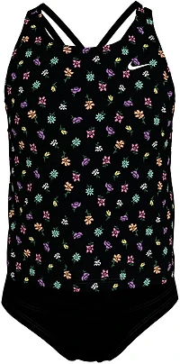 Nike Girls' Swim Crafted Blooms Spiderback Tankini Set