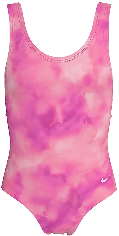 Nike Girls' Swim Aquatic Awe-U-Back One-Piece Swimsuit