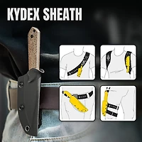 Kizer Mini Harpoon Fixed Blade Knife