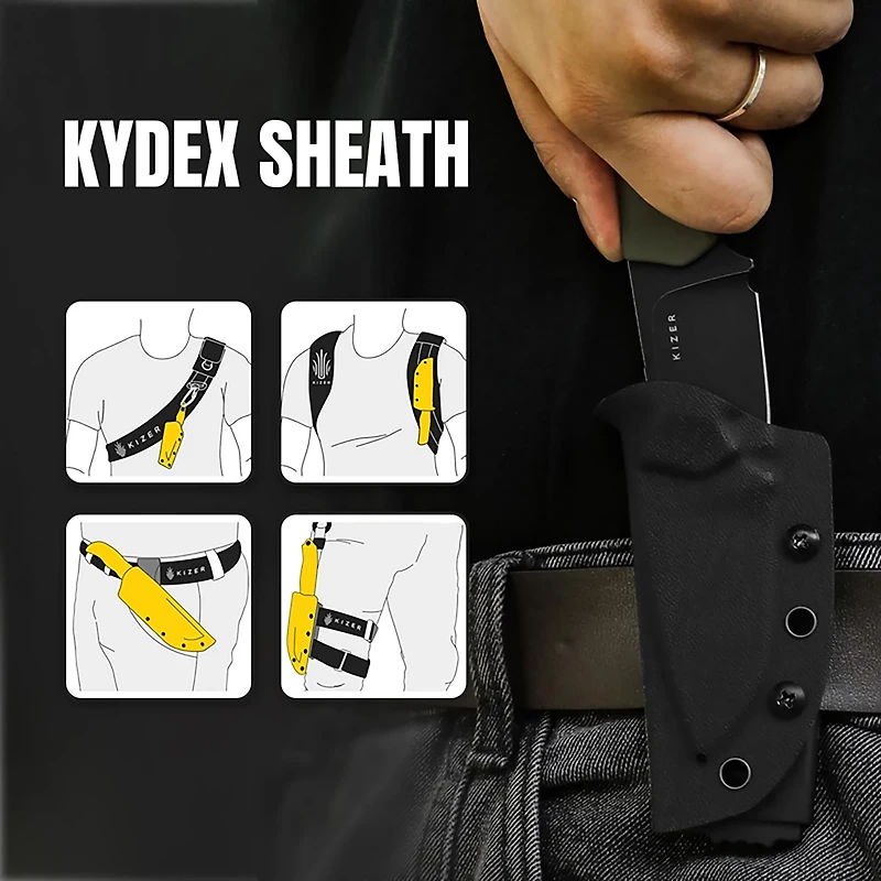 Kizer Beaver Fixed Blade Knife