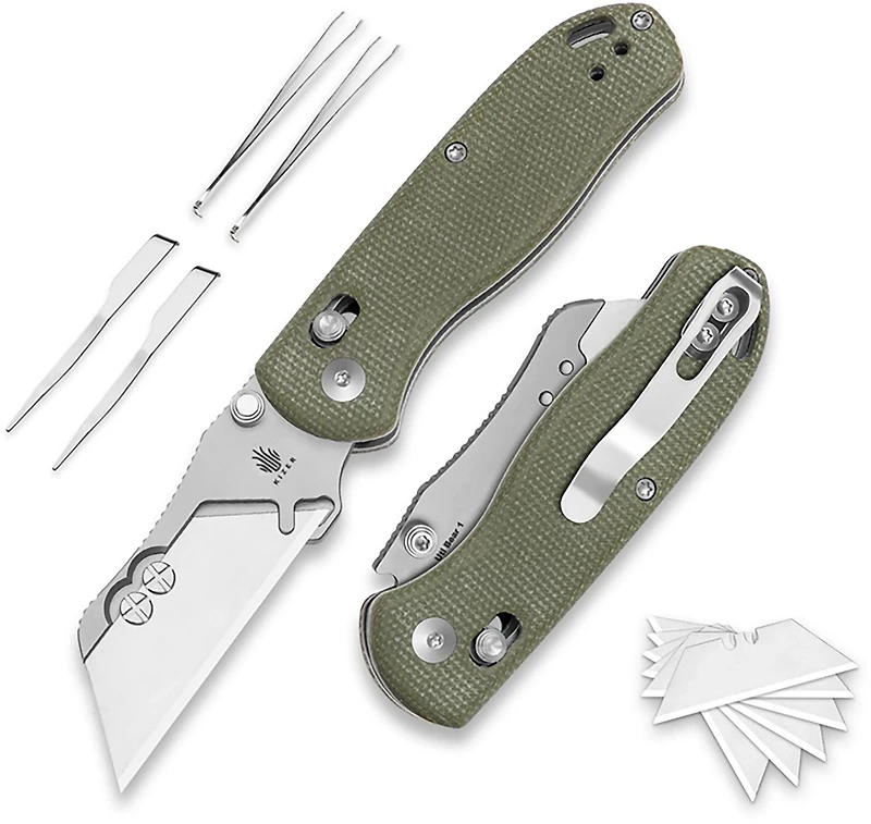 Kizer Drop Bear Folding Utility Knife