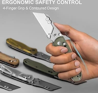 Kizer Drop Bear Folding Utility Knife