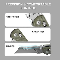 Kizer Drop Bear Folding Utility Knife