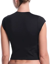 Nike Women’s Effortless Essential Cap Sleeve Swim Top