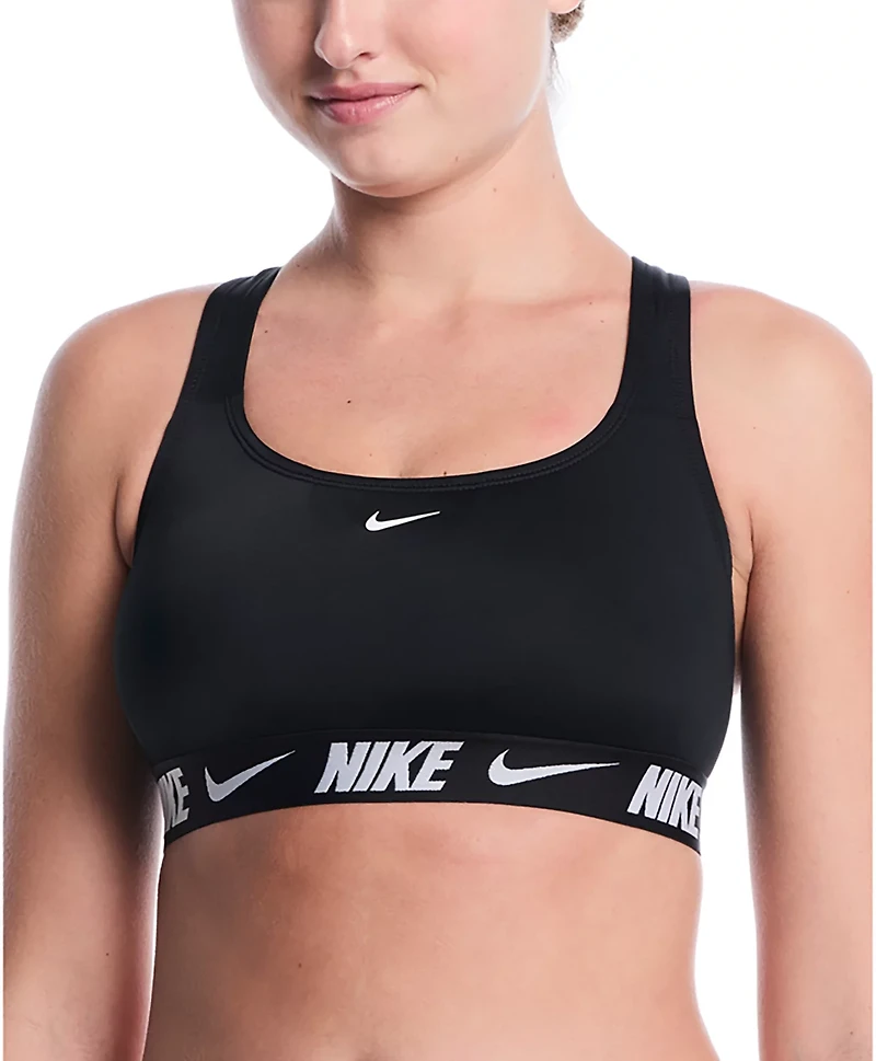 Nike Women's Logo Tape Racerback Bikini Top