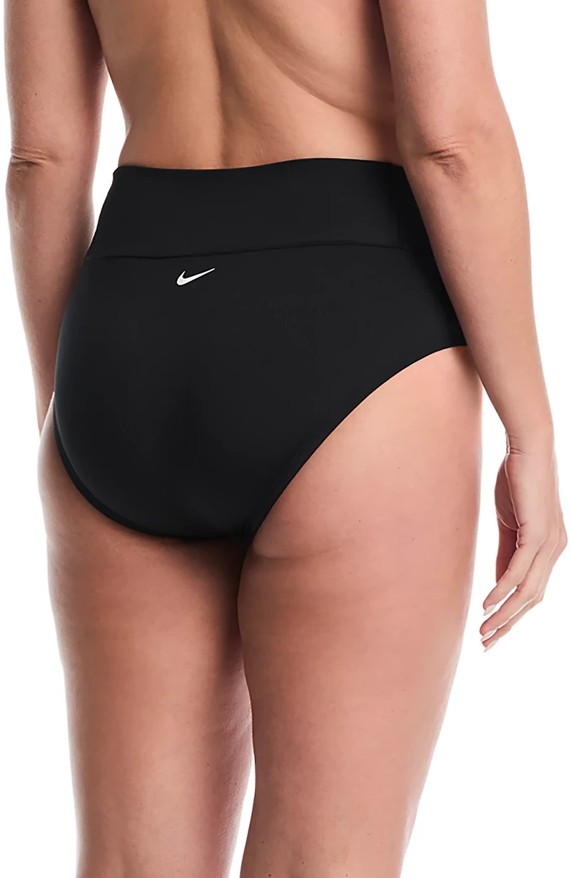 Nike Women’s Effortless Essential High Waist Full Bikini Bottom Plus