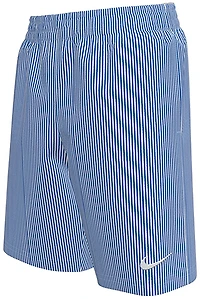 Nike Boys’ Swim Breaker Ripple Texture 7" Brief‑Lined Volley Shorts
