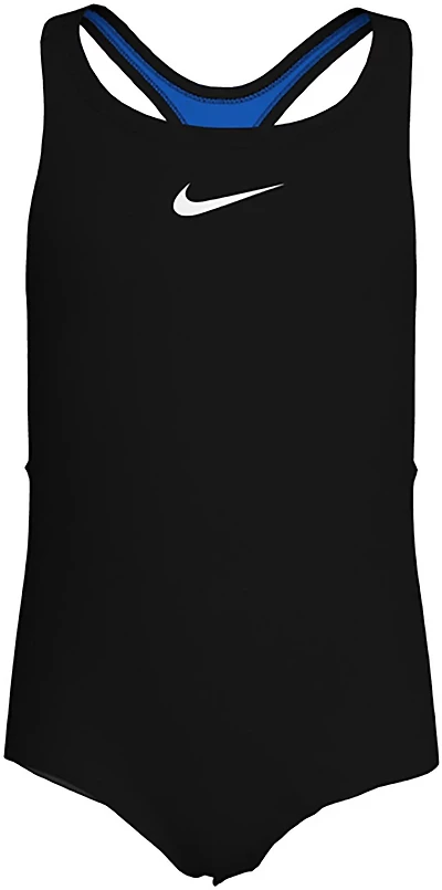 Nike Girls’ Racerback One‑Piece Swimsuit