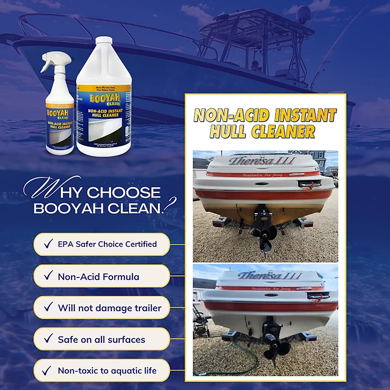BOOYAH Clean Nonacid Instant Hull Cleaner