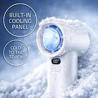 AlphaCool Rechargeable Handheld Fan with Cooling Plate