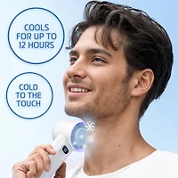 AlphaCool Rechargeable Handheld Fan with Cooling Plate