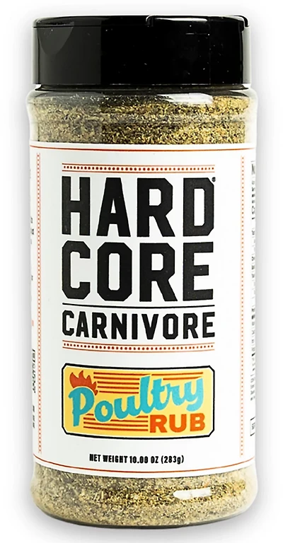 Hardcore Carnivore Poultry Rub Seasoning 10 Oz