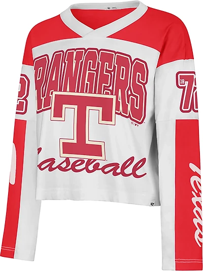 '47 Texas Rangers Women's City Connect Exclamation Metro Jersey T-shirt