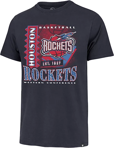 '47 Men's Houston Rockets Regional Court Franklin T-Shirt