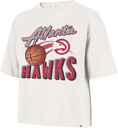 '47 Women's Atlanta Hawks Dime Time Reed City Graphic T-shirt