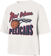 '47 Women's New Orleans Pelicans Dime Time Reed City Graphic T-shirt