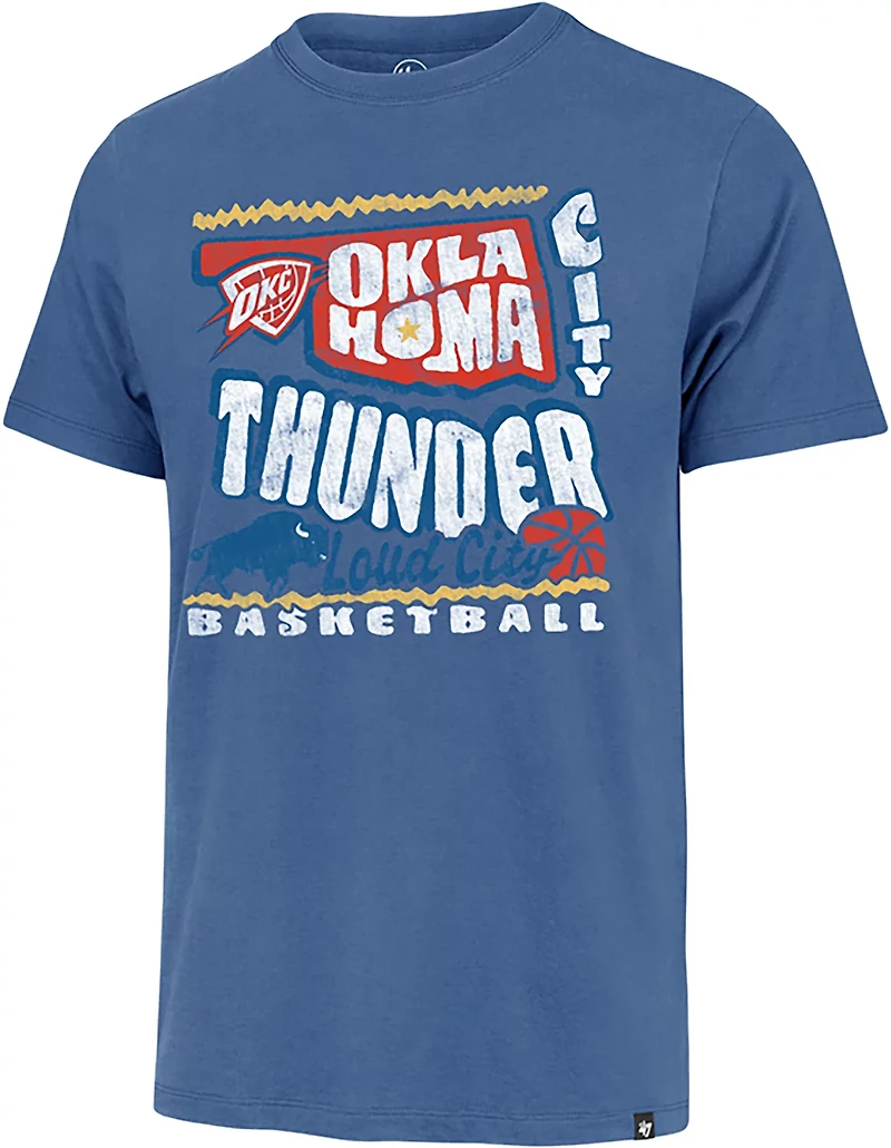 '47 Men's OKC Thunder Loud City Franklin Short Sleeve T-shirt
