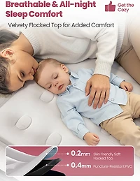 Cherimor 18 in. Series Twin XL Airbed with Built‑In Pump and Pillow‑Top Surface