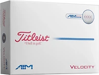 Titleist Velocity USA AIM Golf Balls 12‑Pack