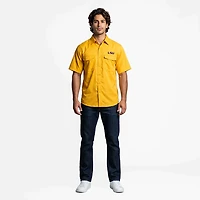 Antigua Men's Louisiana State University Game Day Woven Fishing Shirt