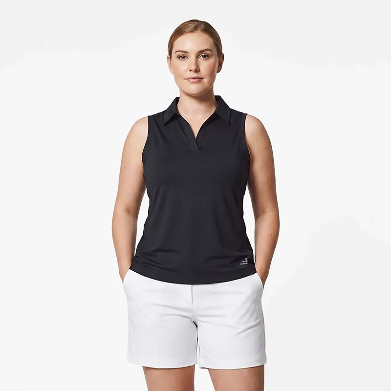 BCG Women's Tennis Dye Cut Polo Shirt