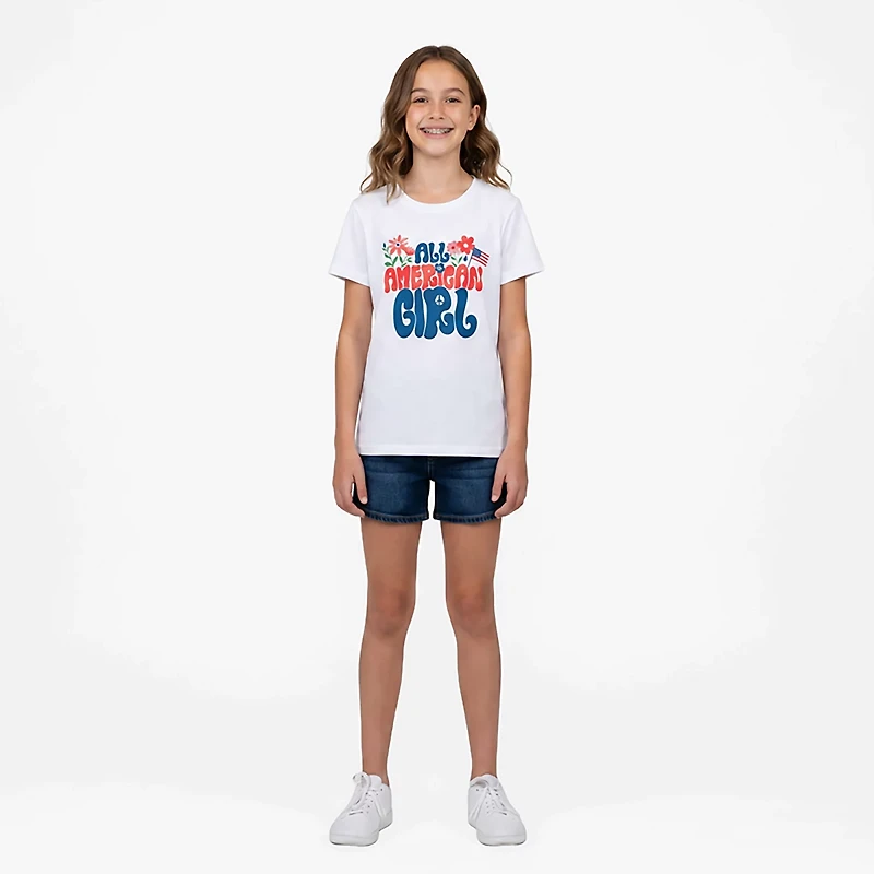 BCG Girls' Lifestyle Cotton True T-shirt