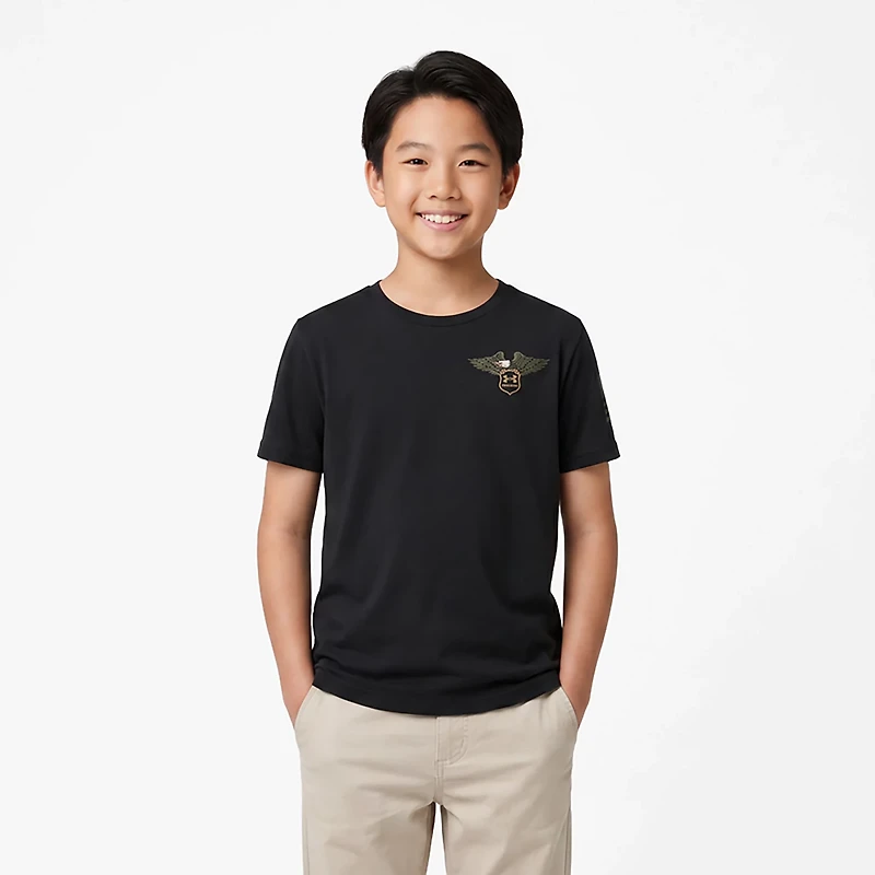 Under Armour Boys' Eagle Skull Short Sleeve T-shirt
