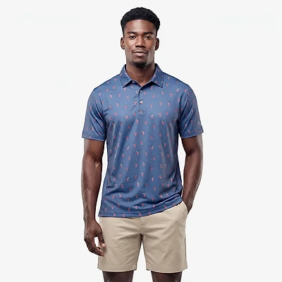 Chubbies Men's The Sip N' Relax Performance Polo Shirt