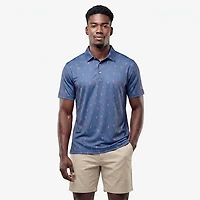 Chubbies Men's The Sip N' Relax Performance Polo Shirt