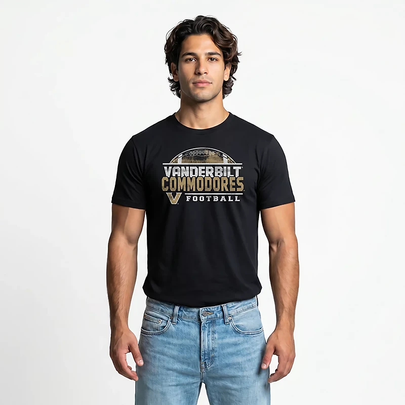 The Victory Men's Vanderbilt University School Football Graphic T-shirt