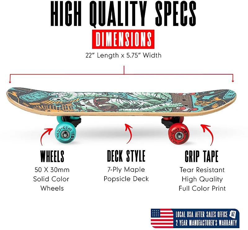 Madd Gear Mini Cruiser Locker 22 in Skateboard