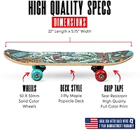 Madd Gear Mini Cruiser Locker 22 in Skateboard