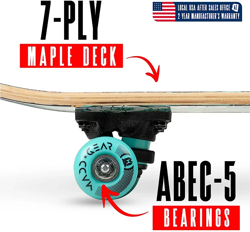 Madd Gear Mini Cruiser Locker 22 in Skateboard